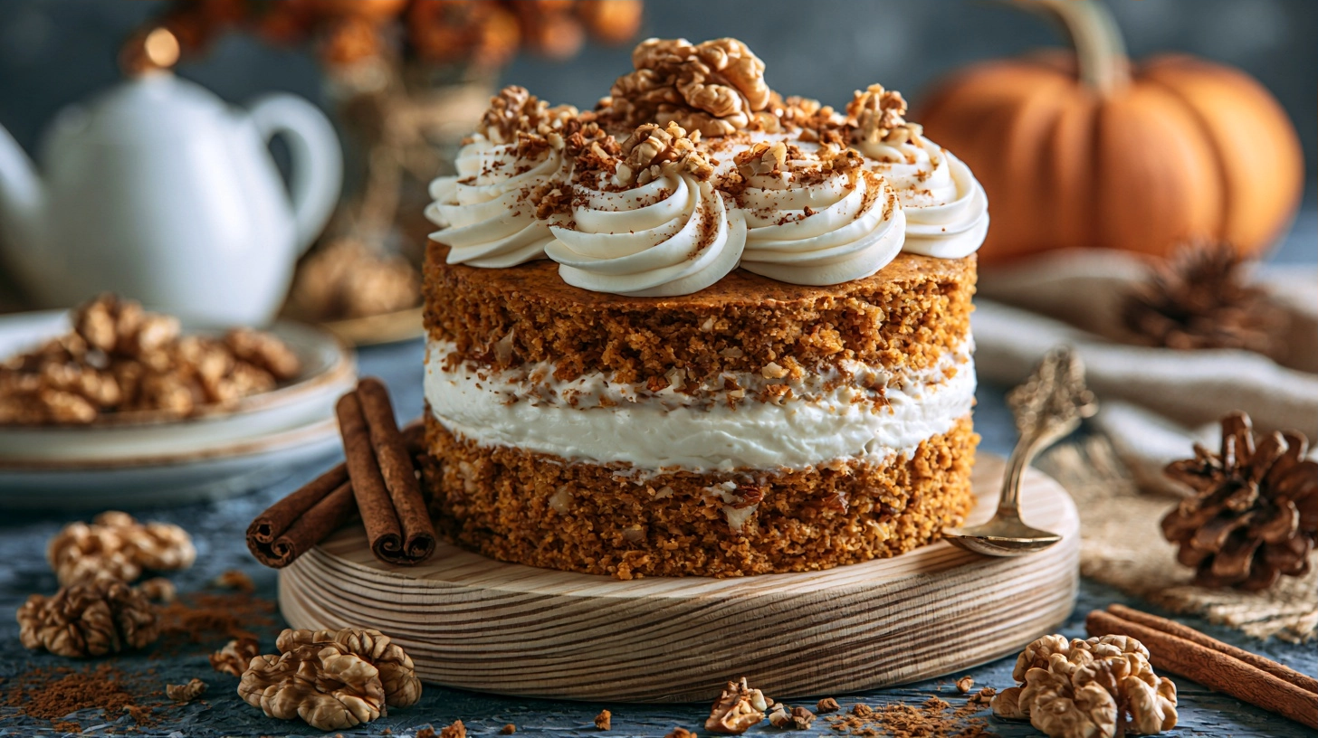 Pumpkin Walnut Cake – The Best Homemade Fall Dessert 7 Variation 3
