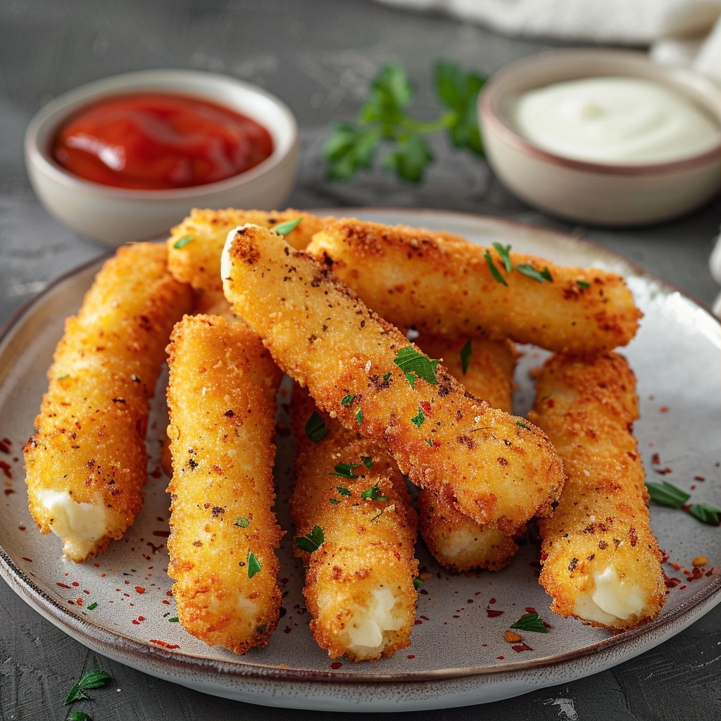 Air Fryer Mozzarella Sticks: Crispy Homemade Snack