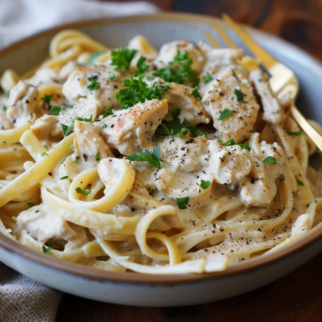 Slow-Cooker Chicken Alfredo Is Perfect For Busy Weeknights