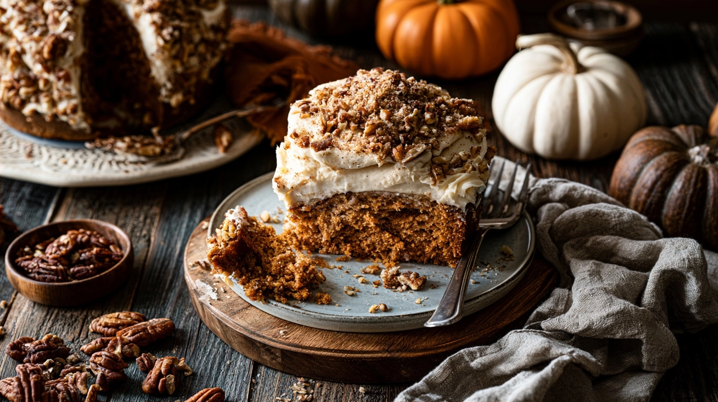 Irresistible Pumpkin Pecan Cake Recipe | Easy & Delicious 6 Variation 2