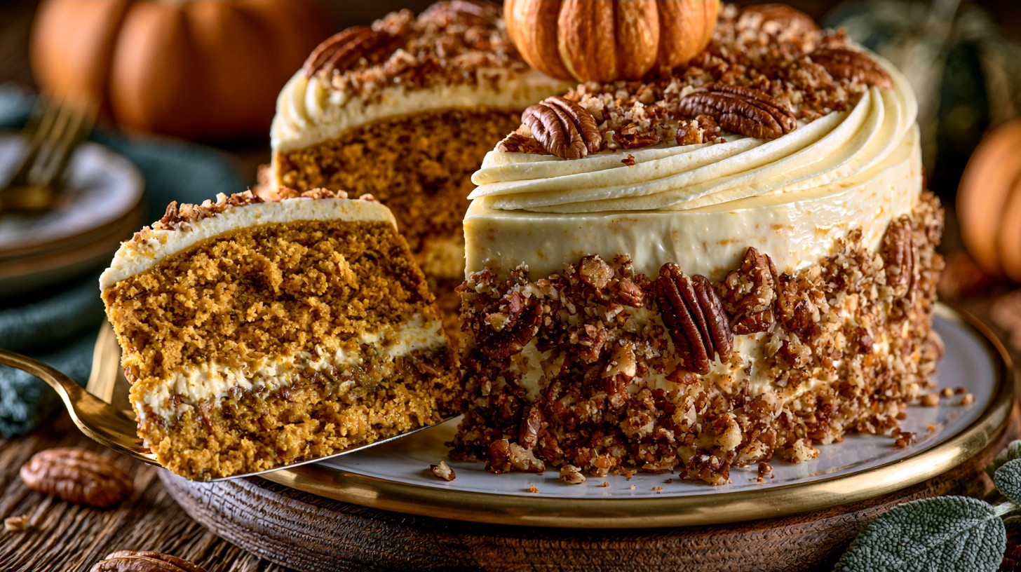 Irresistible Pumpkin Pecan Cake Recipe | Easy & Delicious 8 Variation 4
