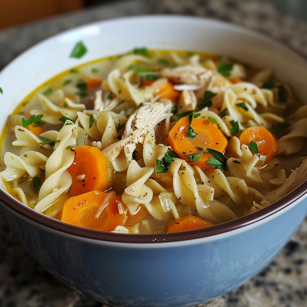 Slow Cooker Chicken Noodle Soup Recipe