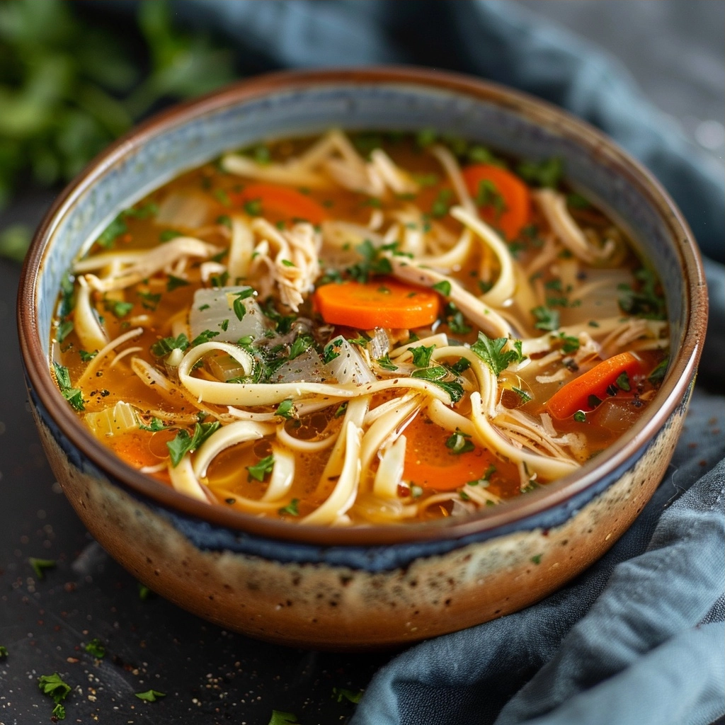 Slow Cooker Chicken Noodle Soup Recipe