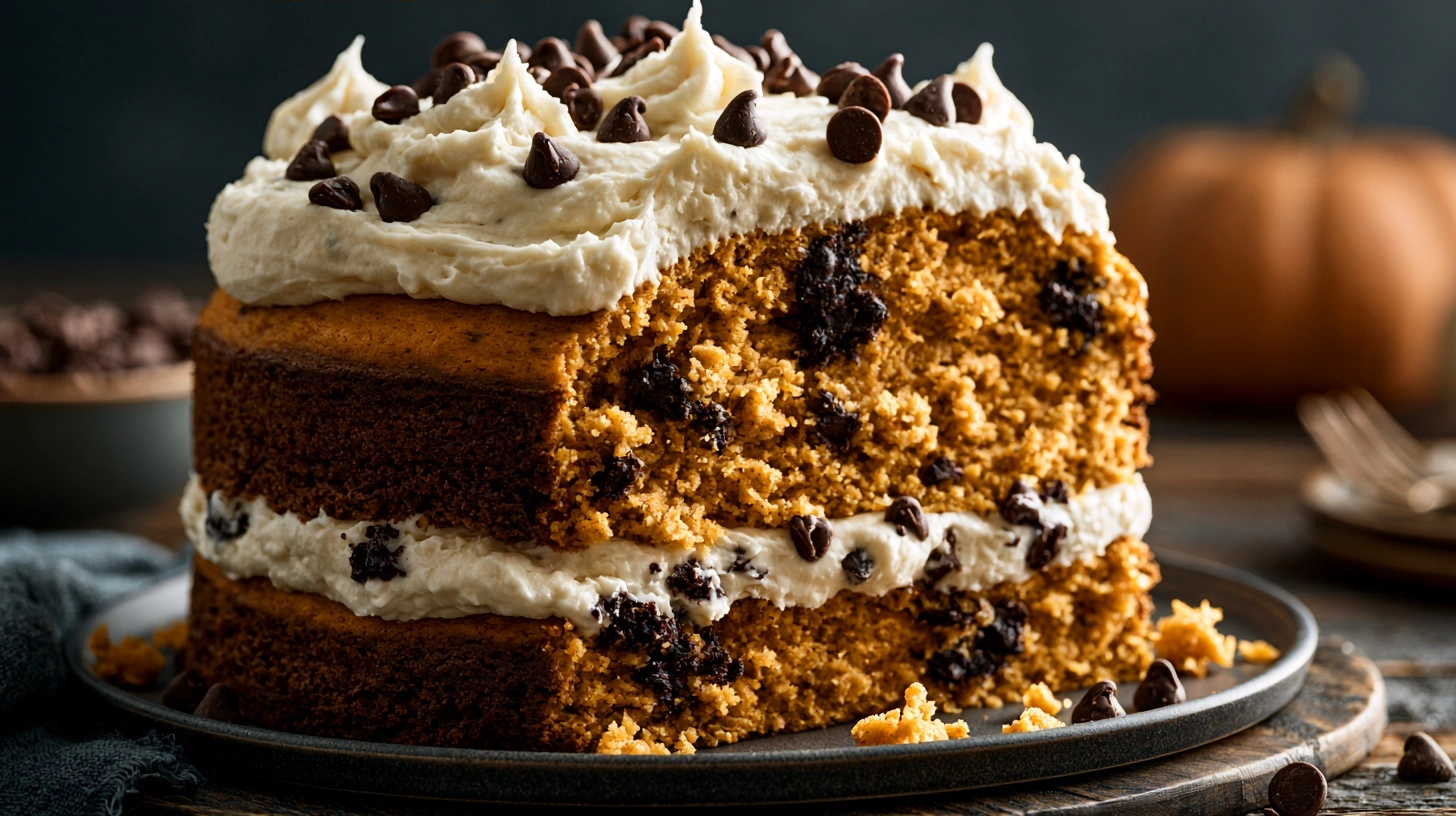 Irresistible Pumpkin Chocolate Chip Cake Recipe 7 Variation 3