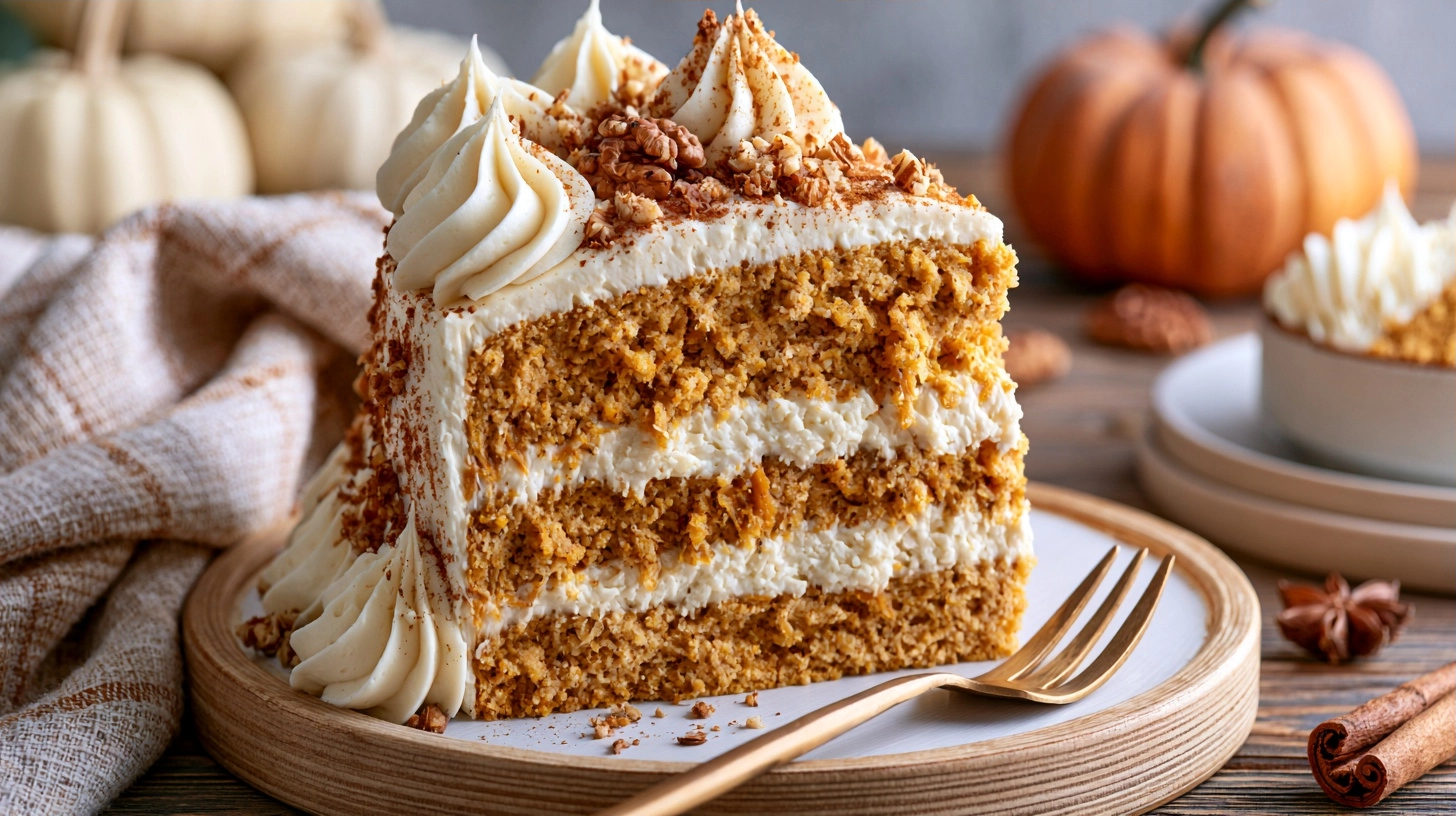 Decadent Pumpkin Layer Cake with Cream Cheese Frosting Recipe 7 Variation 3
