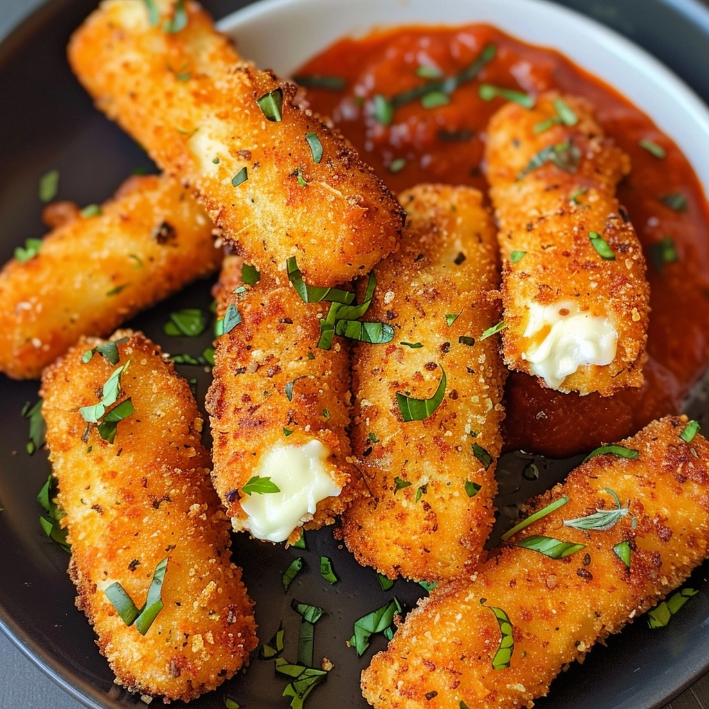 Air Fryer Mozzarella Sticks: Crispy Homemade Snack