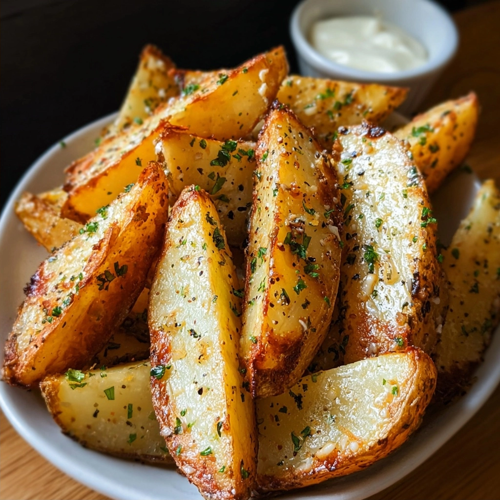 Oven-Baked Potato Wedges | Crispy, Flavorful Snack