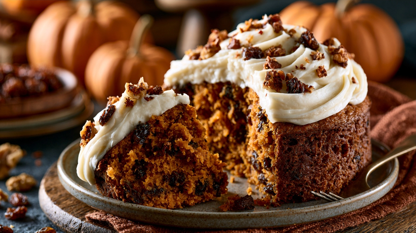 Pumpkin Raisin Cake – Cozy Fall Dessert Everyone Loves 7 Variation 3