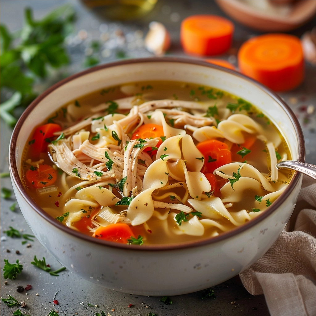 Slow Cooker Chicken Noodle Soup Recipe
