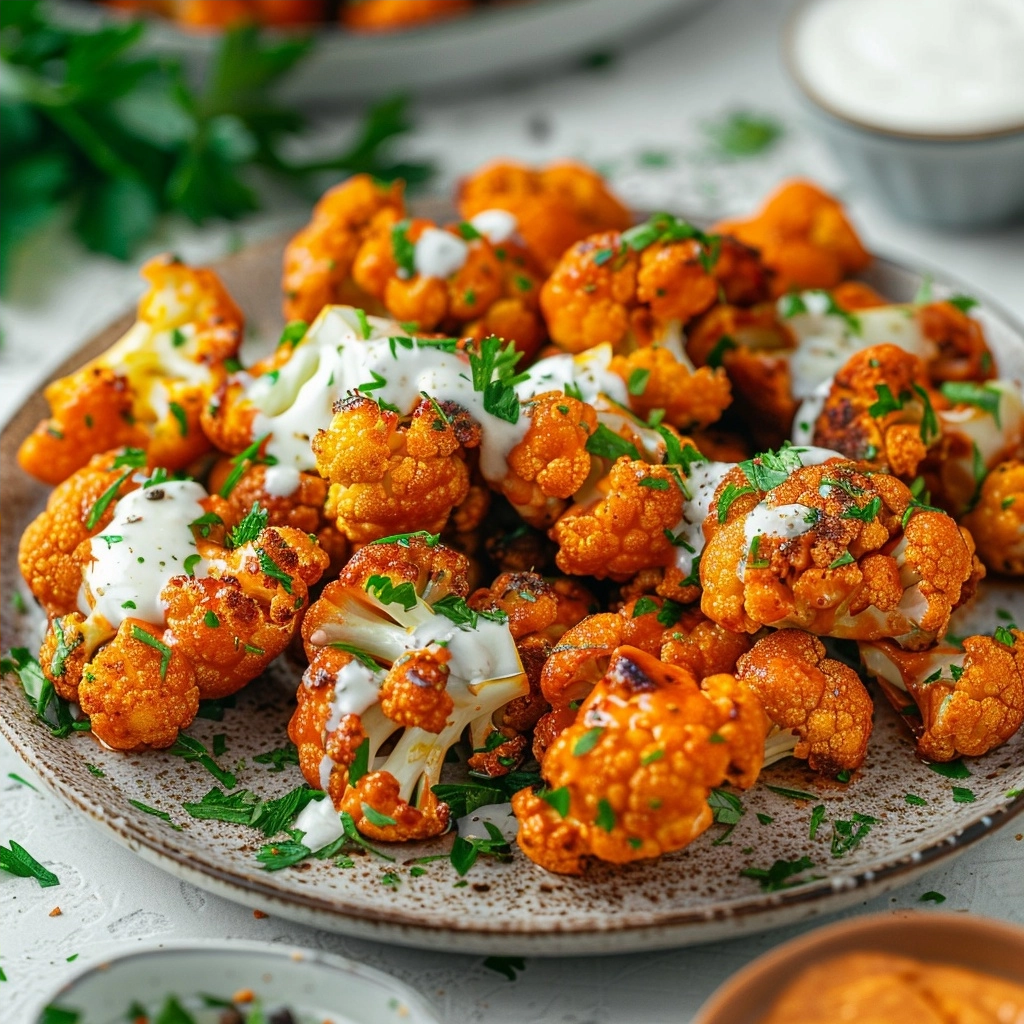Air Fryer Buffalo Cauliflower Recipe