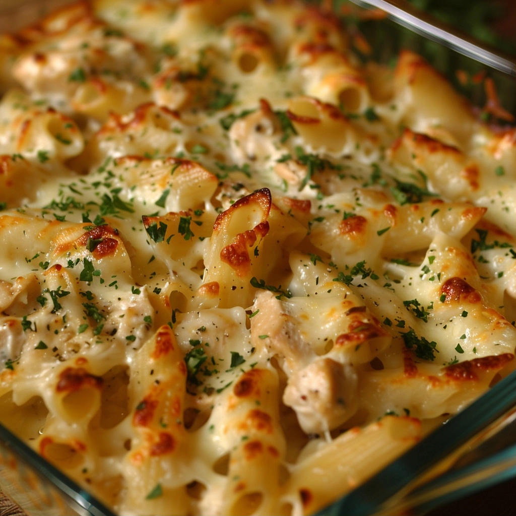 Chicken Alfredo Baked Ziti: A Creamy Comfort Classic