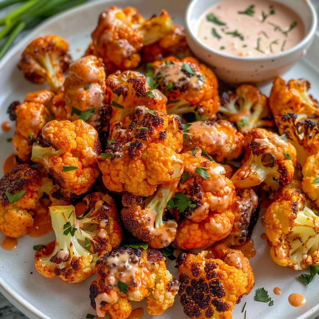 Air Fryer Buffalo Cauliflower Recipe
