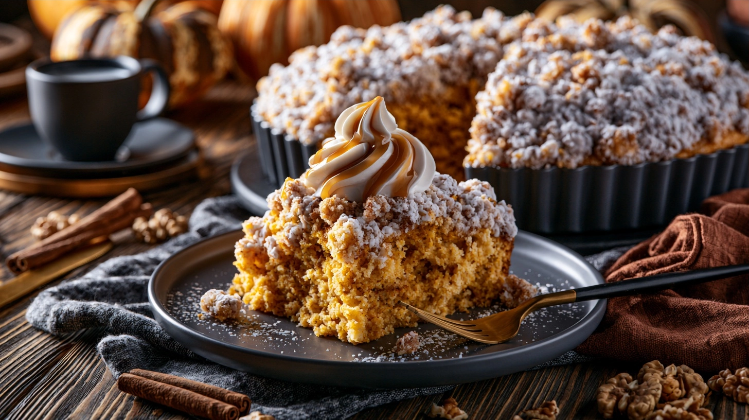 Pumpkin Streusel Coffee Cake – Easy Pumpkin Spice Crumb Cake 7 Variation 3